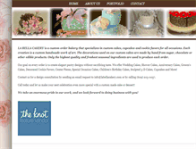 Tablet Screenshot of labellacakery.com